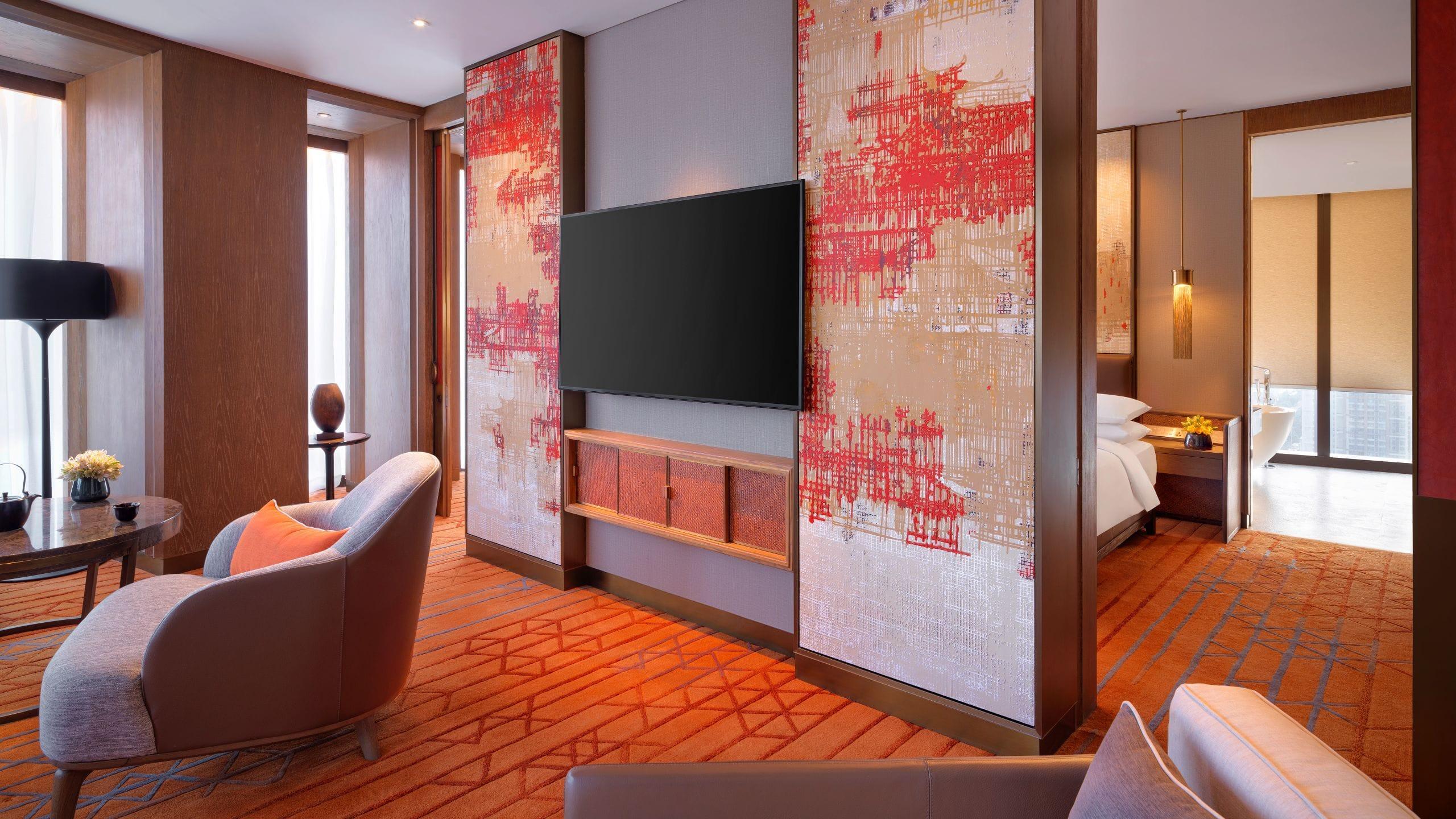 Hotel Grand Hyatt Xi'An Xi'an  Exterior foto